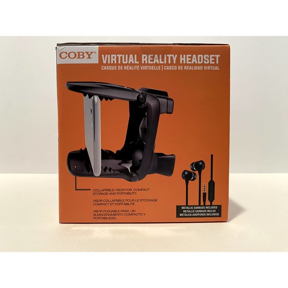 Coby VR Headset Compatible with iPhone & Android Phone Up To 6-Inch Displays - Picture 5 of 5